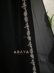 Luxury Two Piece Side Handworked Abaya
