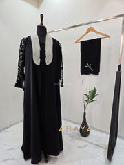 luxury Pearl Two Piece Abaya