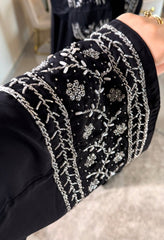 Luxury Handworked Sleeve Abaya