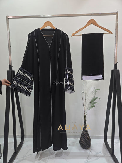 Luxury Handworked Buttoned Abaya