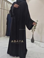 Black on Black Luxury Abaya