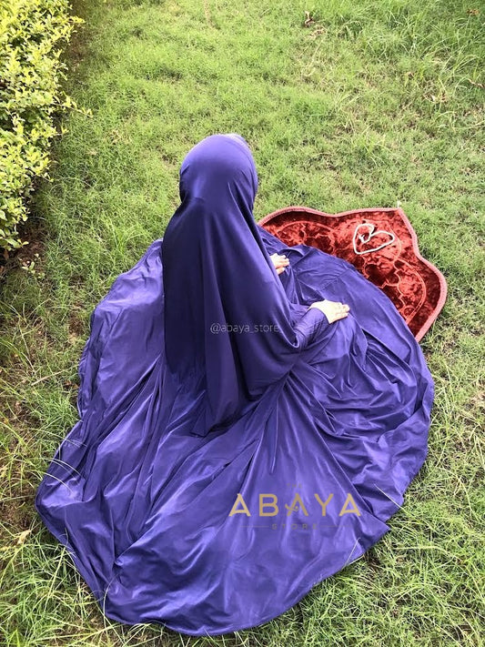 Purplish Blue Jilbab - The Abaya Store