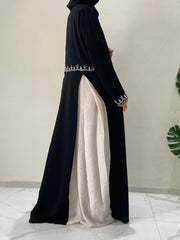 An Elegant Dual Tone abaya