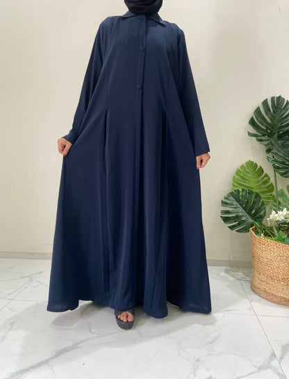 Basic Buttoed Abaya 💙