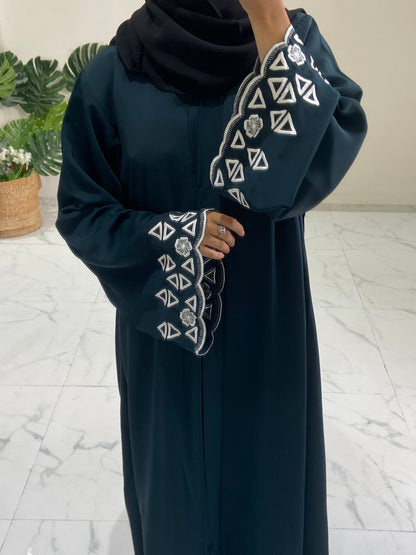 Elegant Everyday  Embroidered  Abaya
