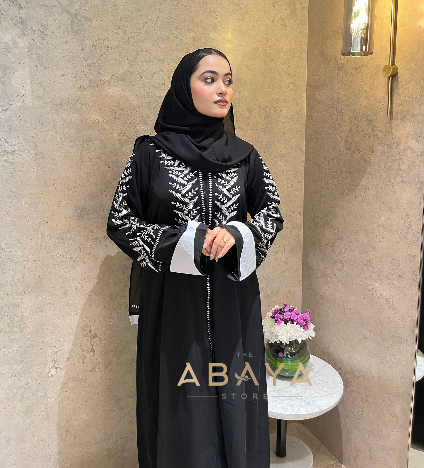 Rysa Embroidered Abaya