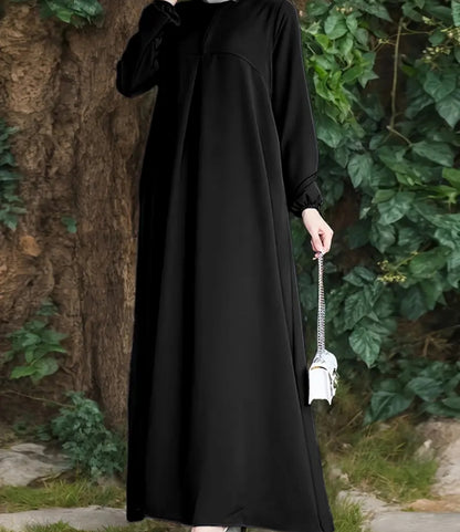 Statement Basic Closed Abaya - The Abaya Store