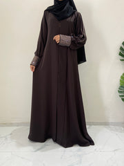 Delicated Rhinestones Abaya