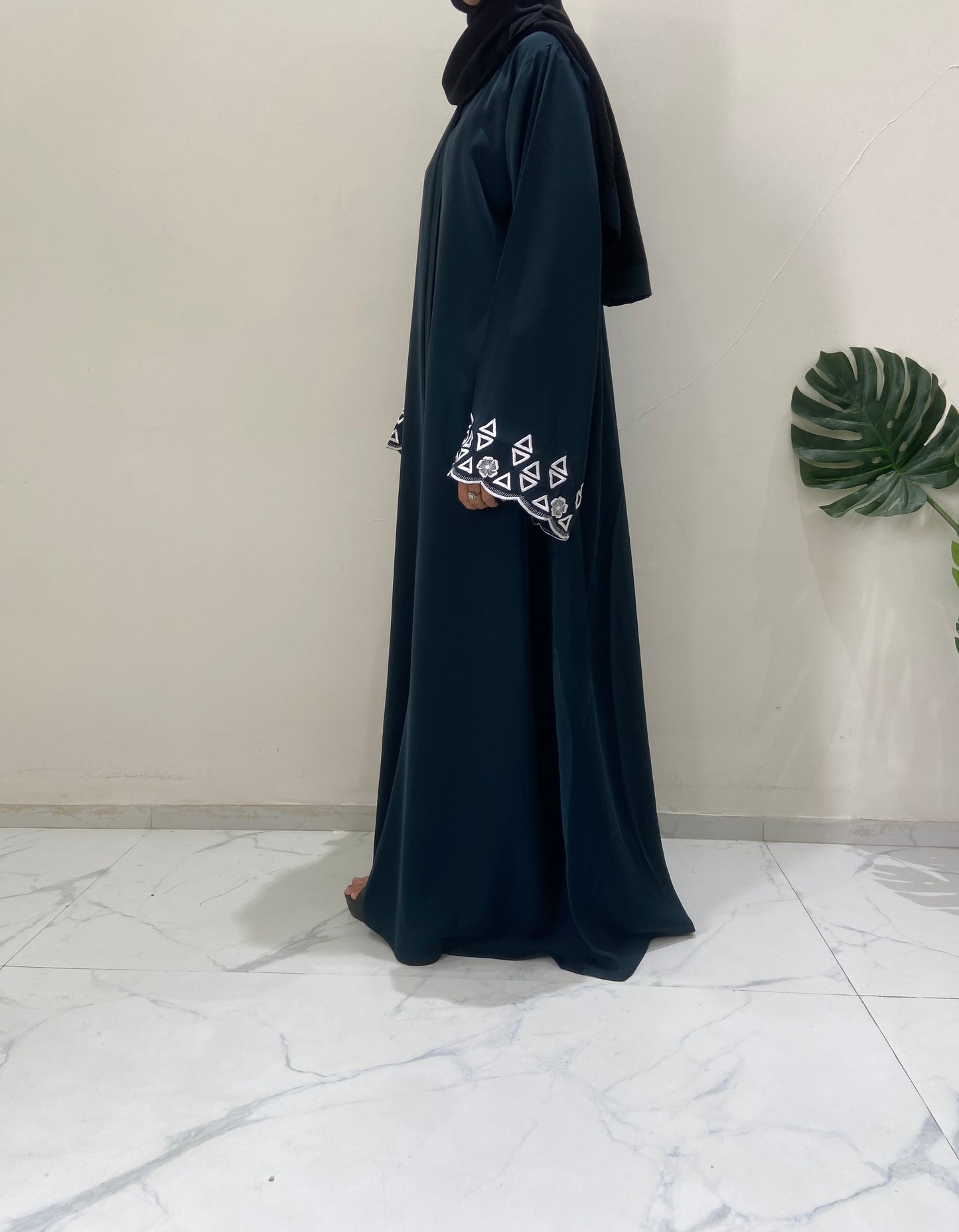 Elegant Everyday  Embroidered  Abaya
