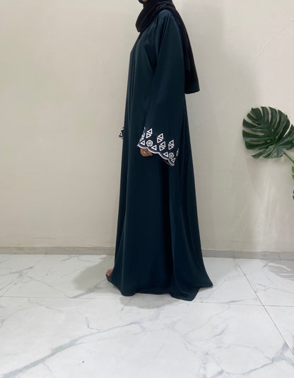 Elegant Everyday  Embroidered  Abaya