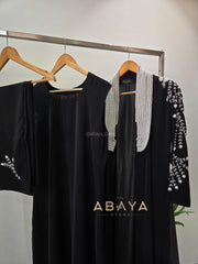 luxury Pearl Two Piece Abaya
