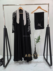 luxury Pearl Two Piece Abaya