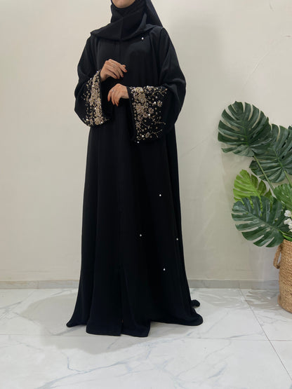 Golden Handworked Abaya
