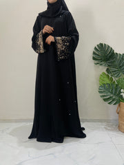 Golden Handworked Abaya