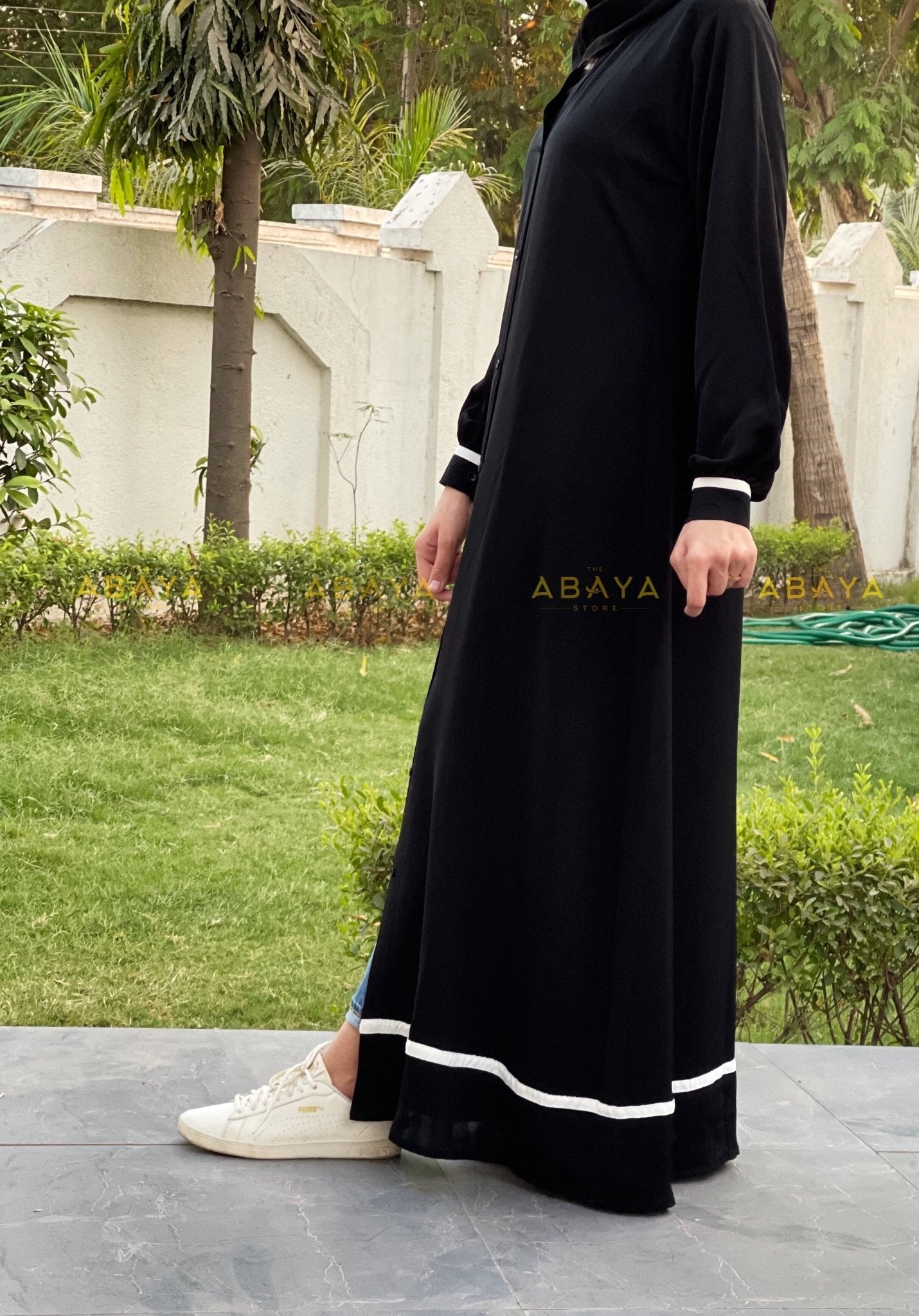 Cuff Sleeves Wudhu Friendly Abaya - The Abaya Store