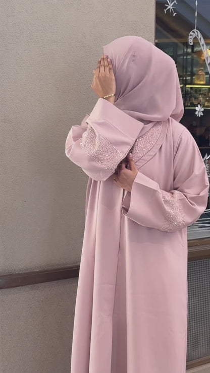 Laiba Pink Abaya