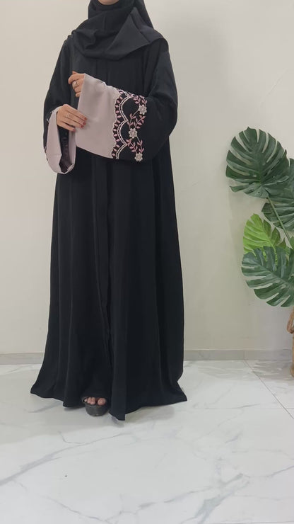 Effortless Elegance Embroidered Abaya
