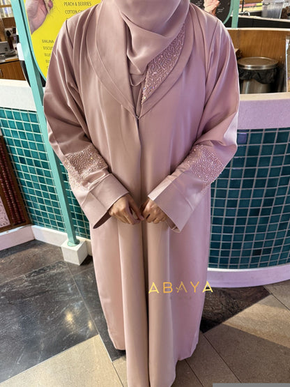 Laiba Pink Abaya