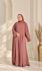 Basic Star Buttoned Abaya