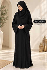 Black lace Abaya