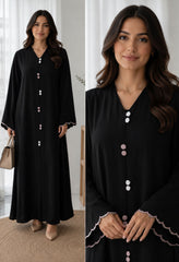Delicated Embroidered Abaya