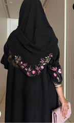 Umbrella Embroidered Abaya