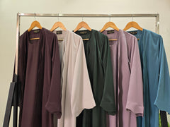 Scalloped Two Piece Abaya