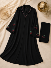 Cherry Blossom Handworked Abaya
