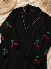 Cherry Blossom Handworked Abaya
