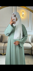 Minty Green Basic Abaya