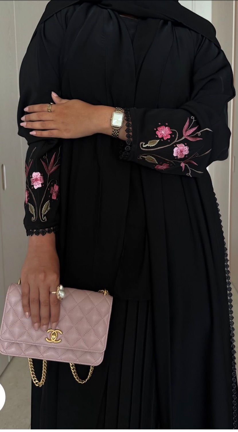 Umbrella Embroidered Abaya