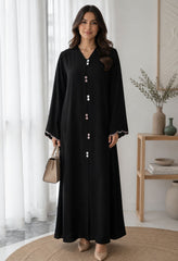 Delicated Embroidered Abaya