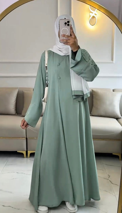 Minty Green Basic Abaya