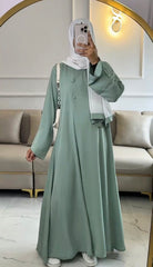 Minty Green Basic Abaya